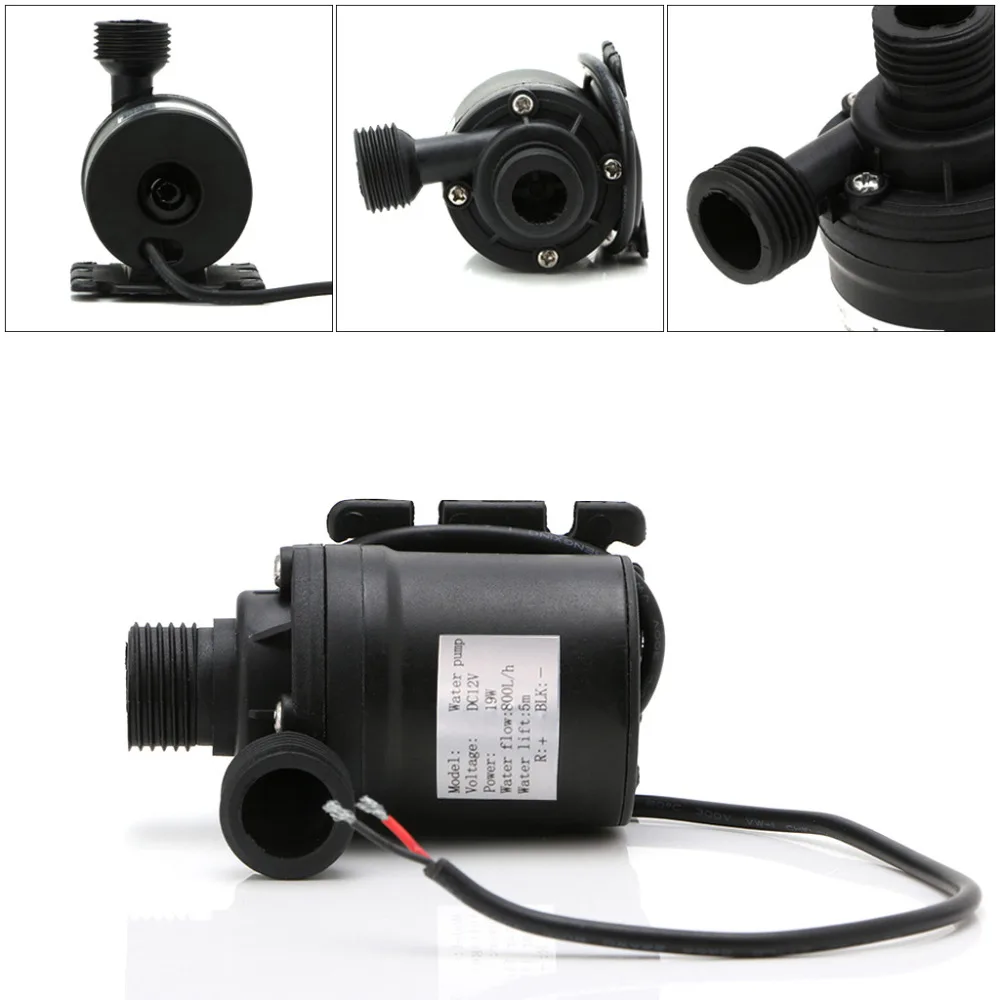 800L/H 5m DC 12V 24V Solar Brushless Motor Water Circulation Pump | Обустройство дома