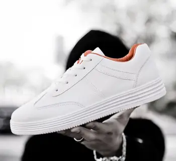 

2019 white shoes men's breathable chunky sneakers Super shoes Korean student wild men's tide shoes zapatillas blancas hombre