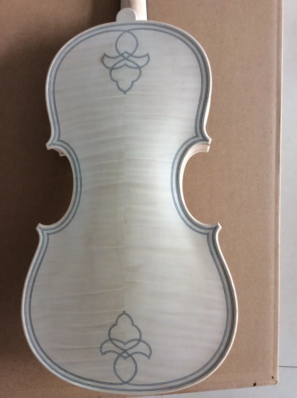 Maggini model white violin 4/4 violin neck and body with ebony fingerboardin Violin Parts Maggini model white violin 4/4 violin neck and body with ebony fingerboardin Violin Parts