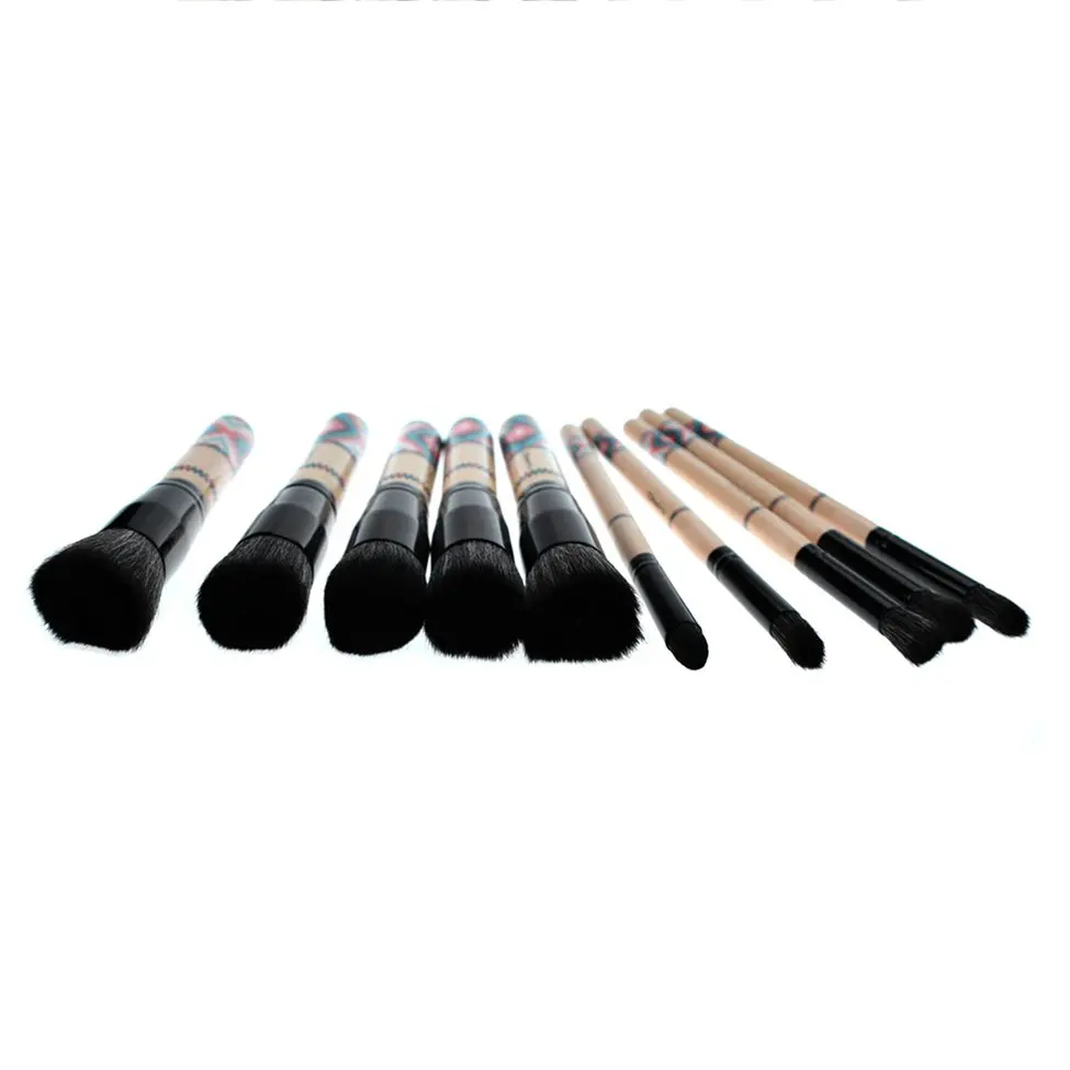 

10PCS Makeup Brushes Set Foundation Blending Powder Eyeshadow Contour Concealer Blush Cosmetic Beauty Make Up Tool