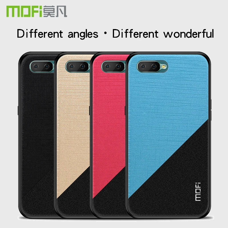 For OPPO K1 / R15X Case MOFI Fashion Colth Fabric Full Package Premium Back Cover Skin |