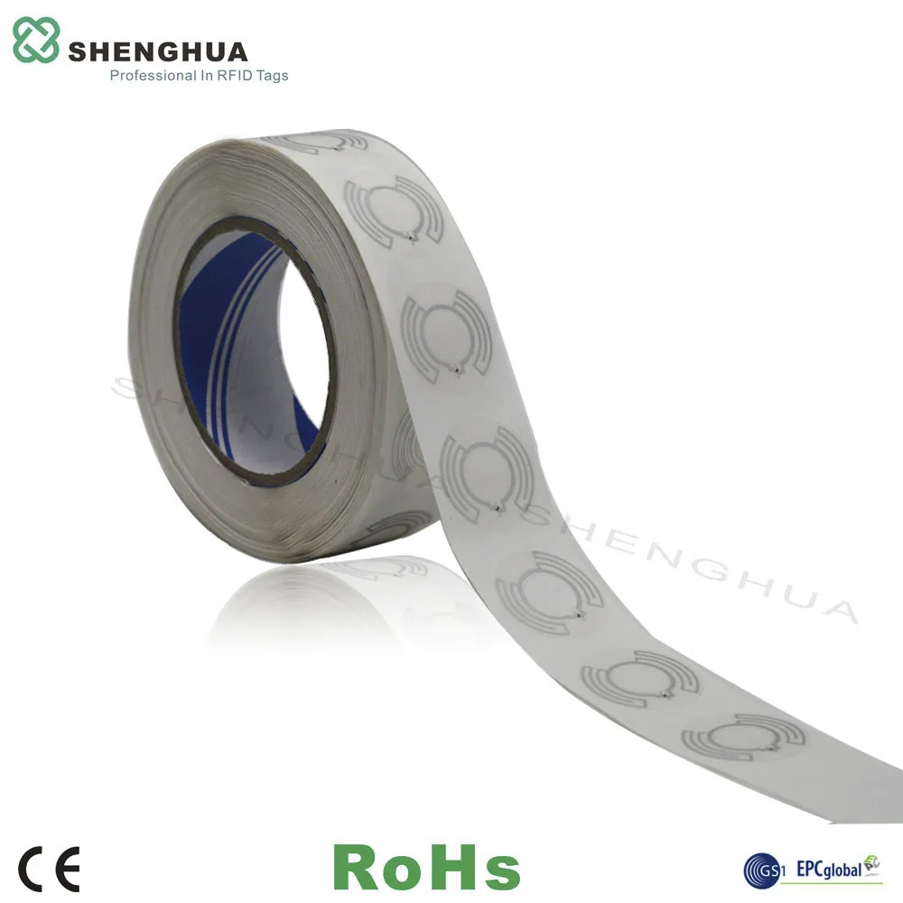 10 шт./упак. ISO 18000-6C UHF RFID бумажные этикетки для CD rfid-диск стикер с Alien H3 чип Smart Document управление