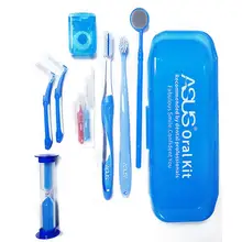 Инструменты для чистки полости рта Ортодонтическая зубная нить зубная щетка рот зеркало межзубная щетка зубная нить ортодонтический чистый костюм