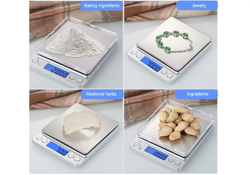 500g 1kg 3kg Digital Scale Electronic Balance Weight bench Scales Kitchen Food Scale steelyard Weighting Tool Libra