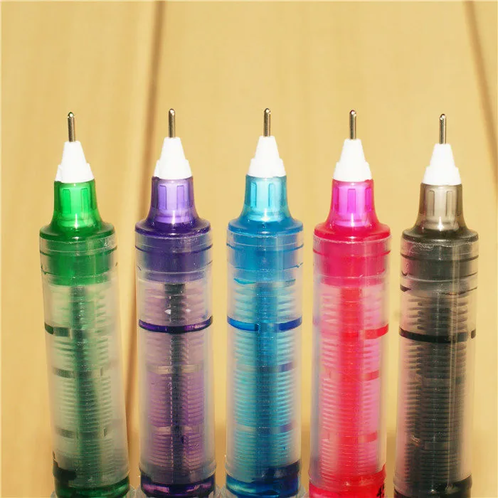 1 шт. 0,5 тип иглы прямой жидкий Тип Шариковая ручка цветная ручка гелевые ручки для воды