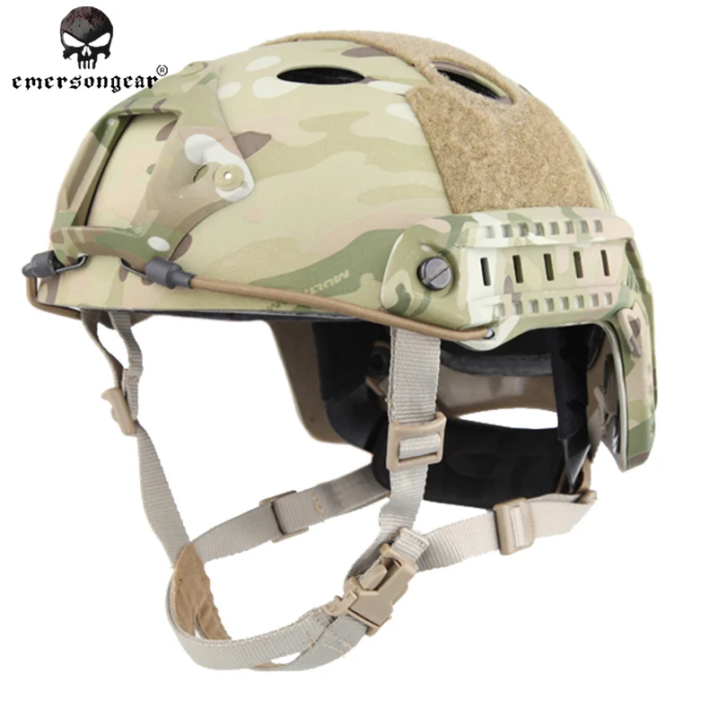 

Emersongear POM FAST Helmet PJ Type Tactical Military Airsoft Helmet EM5668 Multicam Dark Earth Foliage Green
