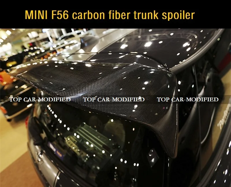 Спойлер на крыше из углеродного волокна для Mini F56 Cooper S DUELL AG style, спойлер на багажник, крыло