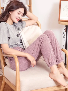 

Mianziduo 2019 New Fashion Women's Sweatpants High Elasticity Free Shipping Good Quality Leggings Cotton Woman Pants Streetwear