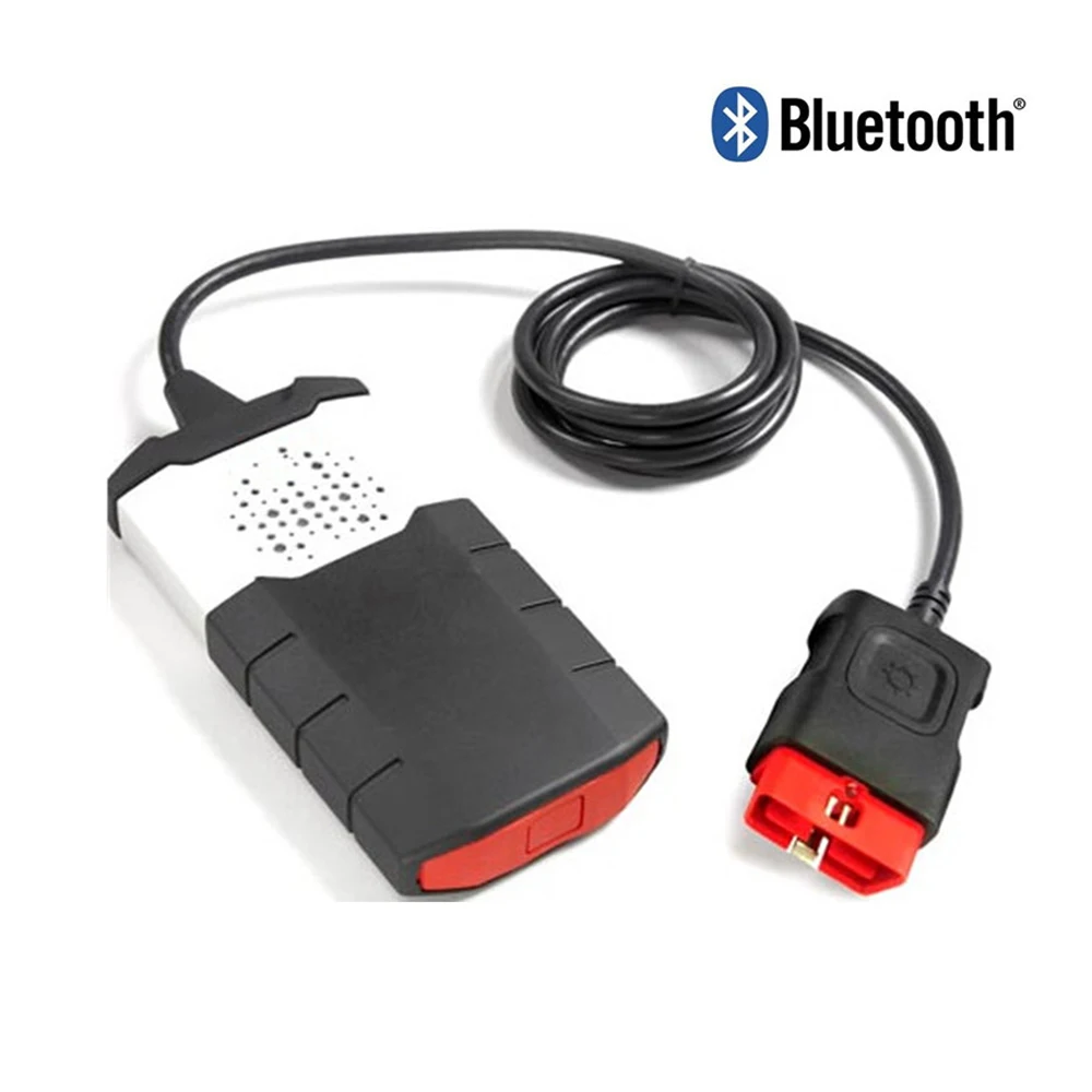 Новейший. R0 с ключом для delphis vd ds150e cdp bluetooth автомобильный Грузовик tcs cdp pro plus для autocoms obd2 сканер - Цвет: plastic box with BT