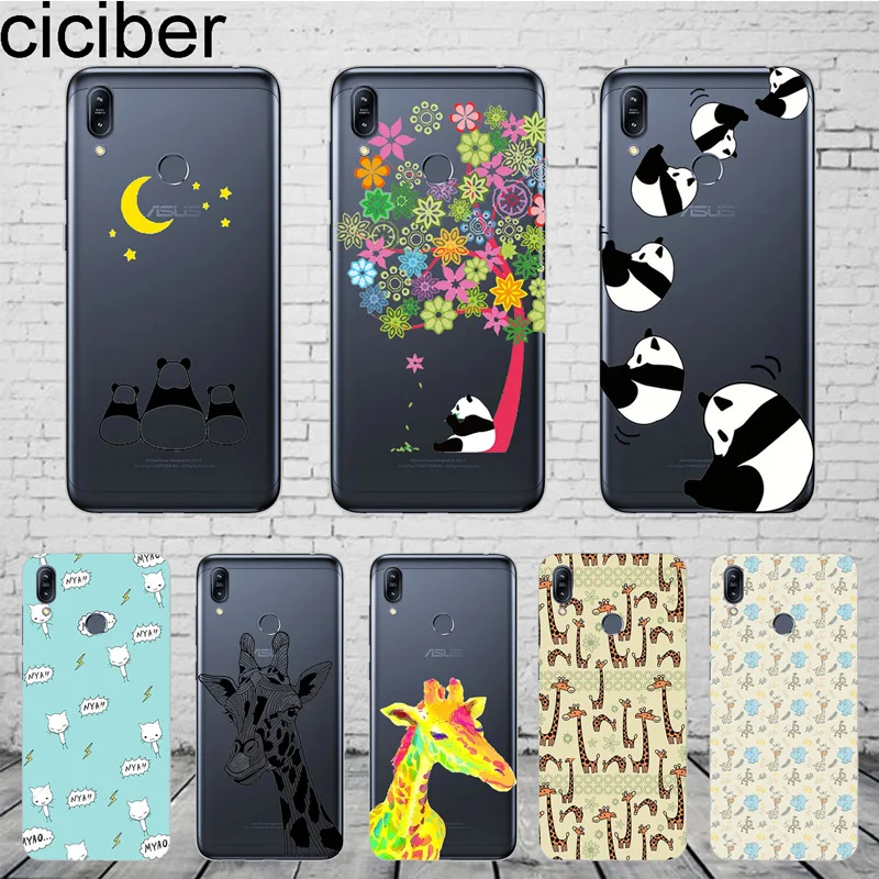 

ciciber Giraffe Panda For ASUS Zenfone Max Pro M1 ZB601KL ZB602KL For ZenFone Max Pro M2 ZB631KL ZB633KL Phone Case TPU Funda