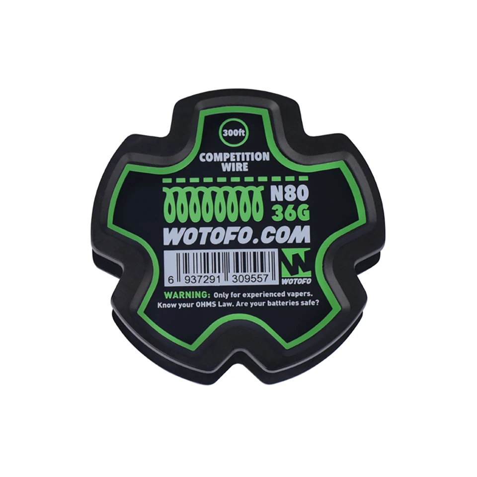 Original Wotofo Ni80 Competition Wire 300 feetspool Heating Resistance coil E cigarette wire for rda rdta diy atomizer  (2)