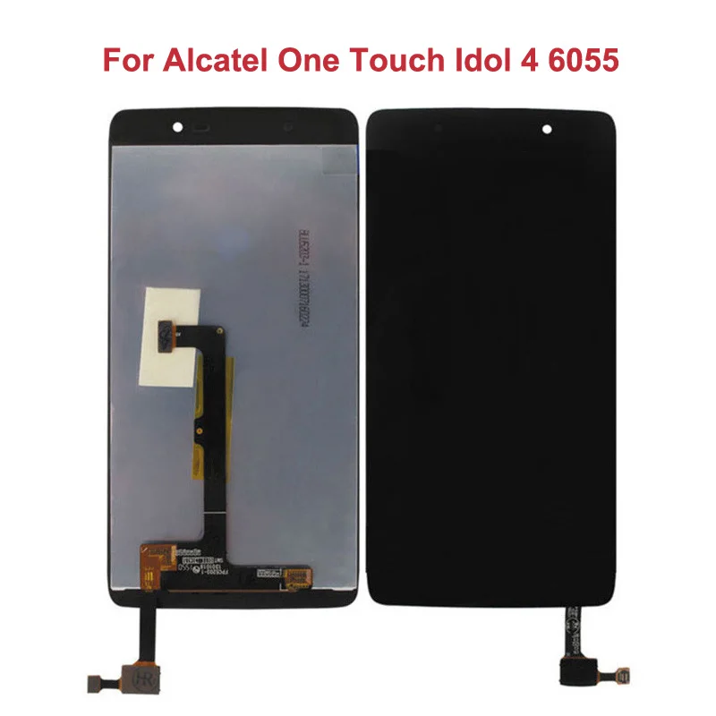 

For Alcatel One Touch Idol 4 6055 LCD Display+5.2" Touch Screen Original Digitizer Assembly Replacement Black New High Quality
