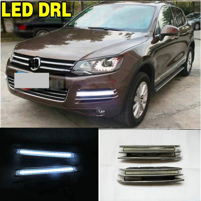 

1Set DRL Specific Daytime Running Light LED Daylight For VWTouareg 2011 2012 2013 2014 DRL Lamp