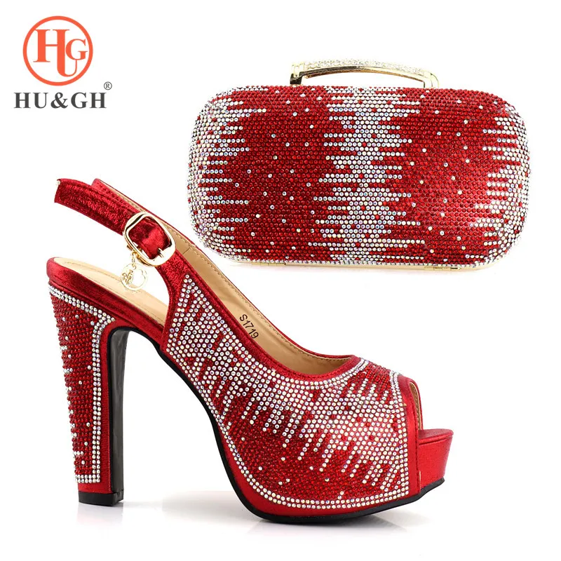 red shoes and bag to match