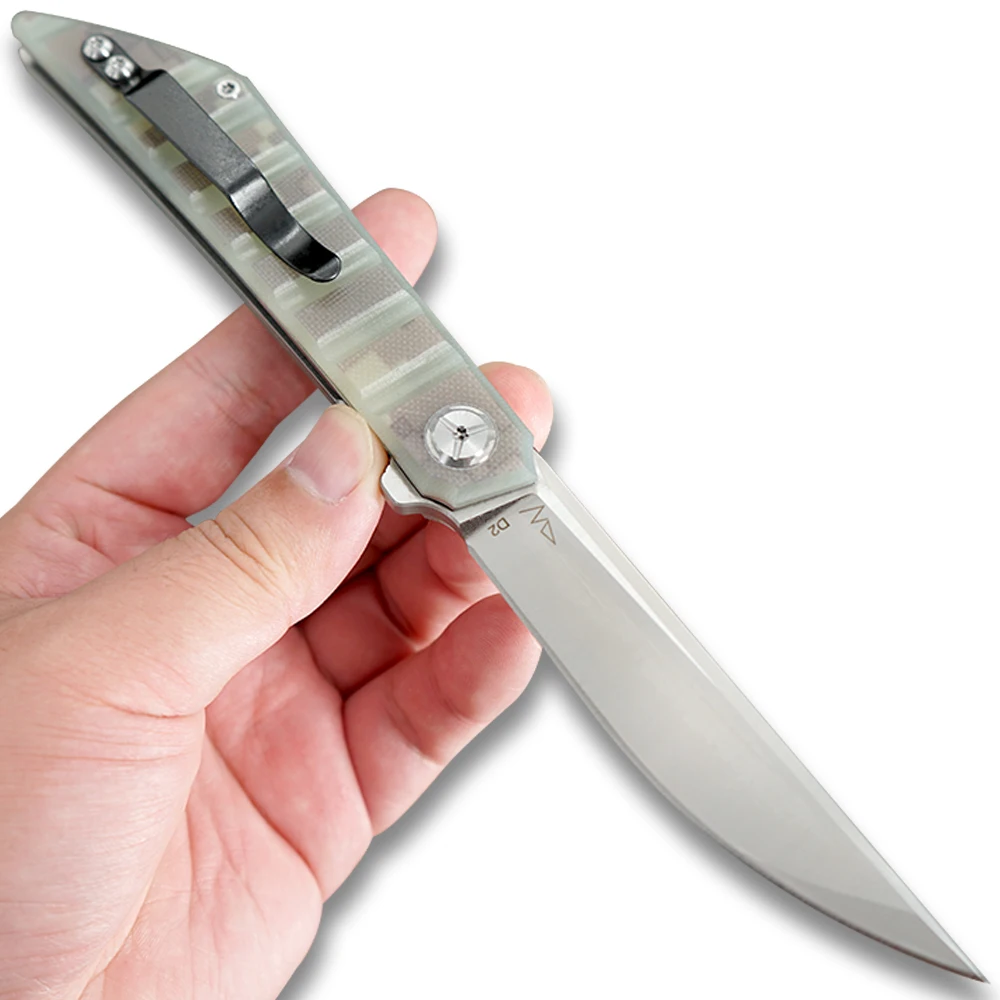TwoSun D2 лезвие складной карманный нож ножи для выживания охотничий нож тактический нож Открытый EDC шариковые подшипники быстро открытые G10 TS62
