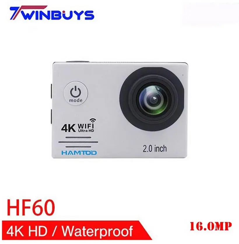 HAMTOD HF60 4K WiFi Экшн камера 2 0 дюймов ЖК дисплей Дайвинг Водонепроницаемая мини
