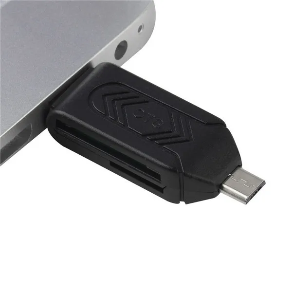 1 шт. Универсальный card reader Мобильный телефон PC card reader Micro USB OTG картридер OTG TF флэш-памяти Новые Оптовая продажа