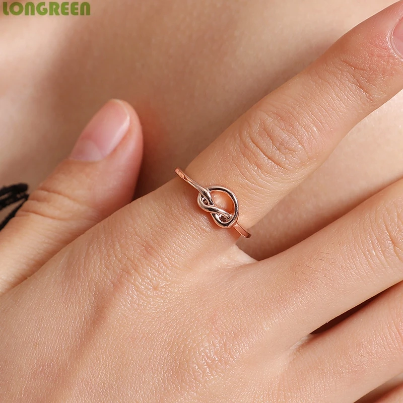 2018 New Fashion Gold Silver Rose Color Heart Shaped Wedding Ring for Woman Jewelry Party Gifts | Украшения и аксессуары