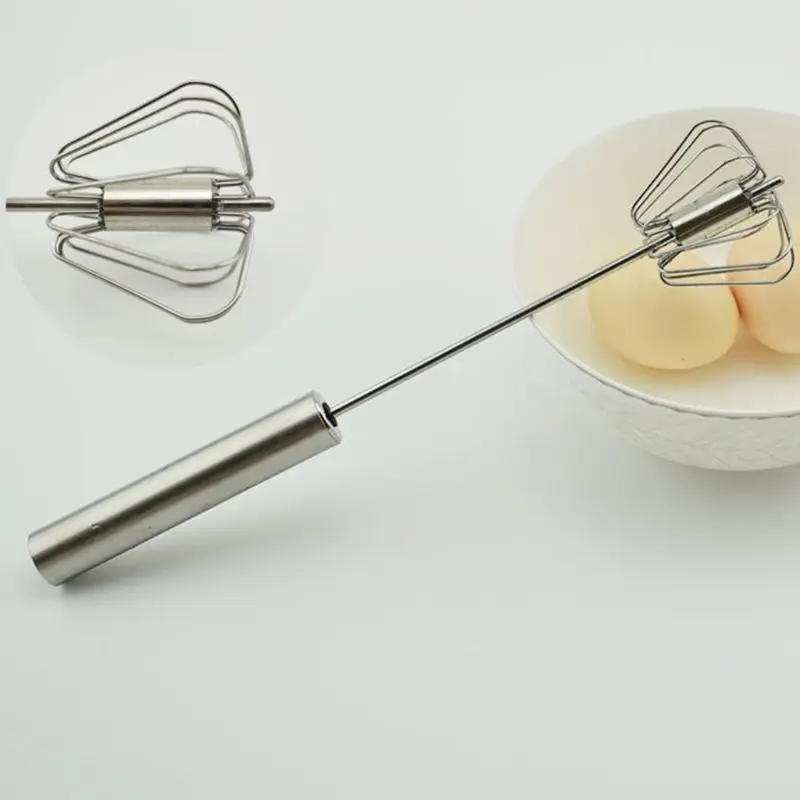 Взбиватель мешалка миксер пенообразователь взбиватель яиц ручной вращающийся кухонный инструмент из нержавеющей стали Mar28