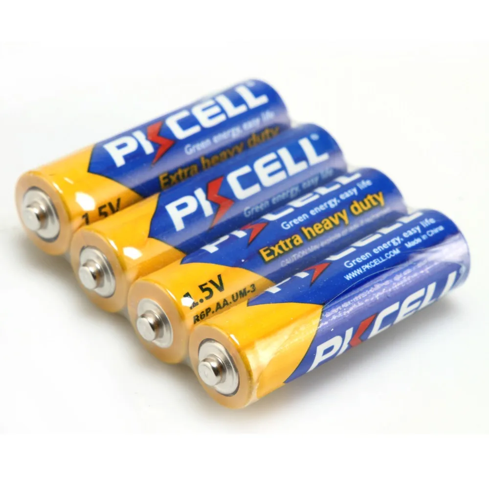4 шт. PKCELL R6P цинковый Карбон AA 1,5 V AA батарея сухая батарея сверхмощные батареи
