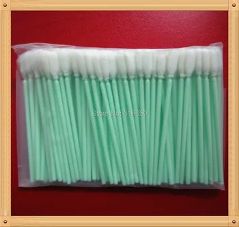 

100 pcs Small Foam Tipped Cleaning Swabs Sticks with Flexible Tip for Roland Mimaki Mutoh Inkjet Printer Electronics Computer