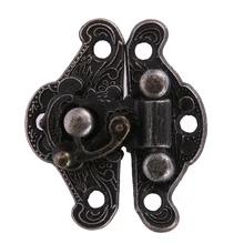 10Pcs Antique Bronze Hasps Latches For Jewelry Box Drawer Suitcase Case Hasp Latch Catch Clasp
