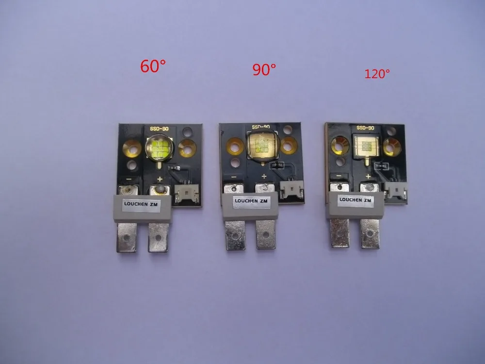 4 шт./лот светодиодный модуль CST90 белый Цвет 6500 К 3000 люмен 9 шт. чипов 60 Вт светодиодный источник света