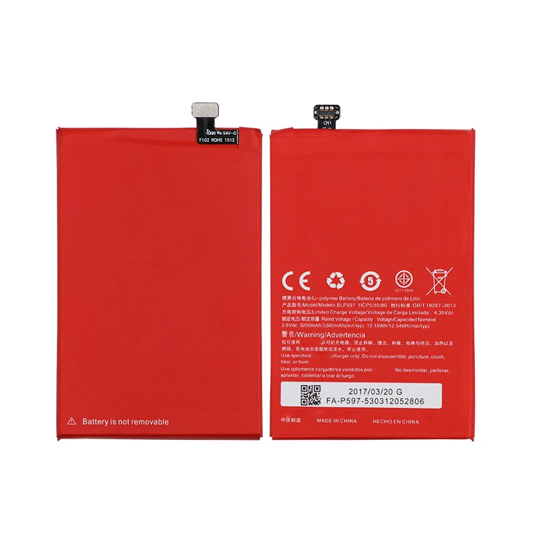 DyGod 3200/3300 мАч BLP597 батарея для Oneplus 2 One Plus два сотового Мобильный телефон Bateria Batterie