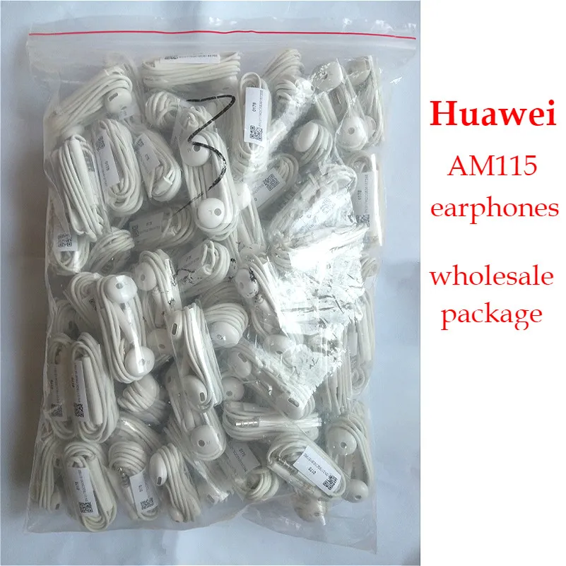 (3/5/10/15/20 шт.) наушники Huawei AM115 3 5 мм разъемы для HUAWEI P7/8/9/10 Plus Mate с микрофоном