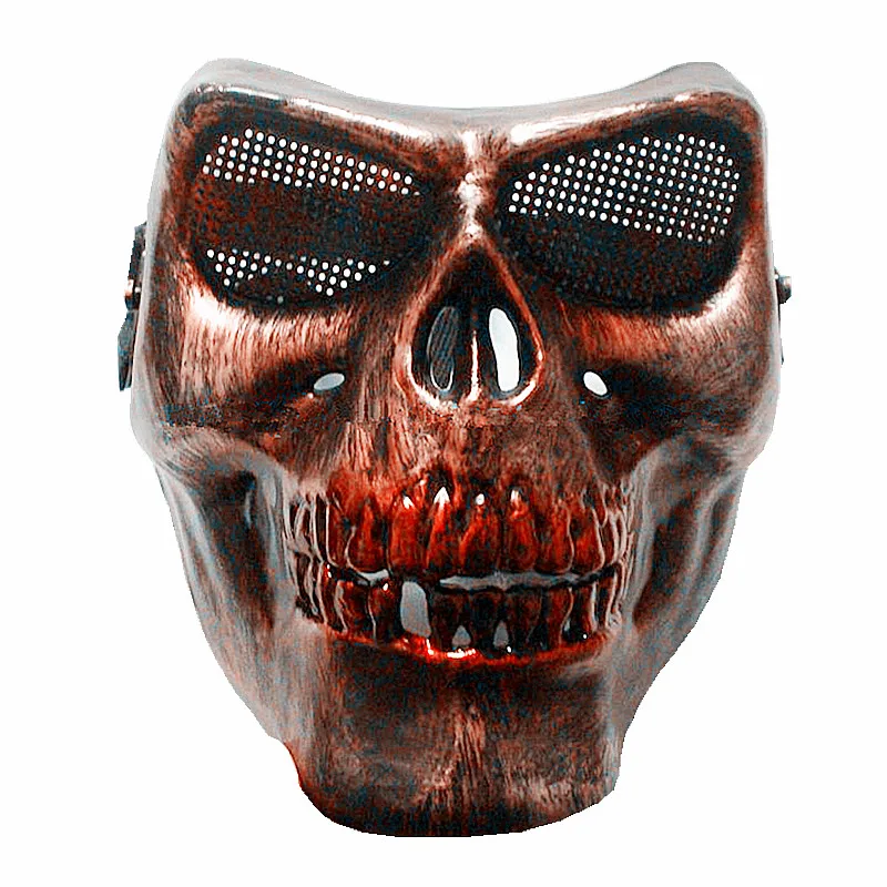 M02 Skull Mask Ghost Halloween děsivá maska ​​cosplay airsoft maska ​​horor paintball maska ​​airsoftsports anonymní kostým Carnaval