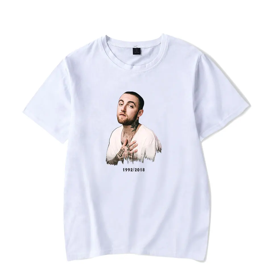 Забавная модная футболка с принтом «MAC MILLER», мужские и женские спортивные футболки в стиле хип-хоп, повседневные топы, футболка с круглым вырезом и коротким рукавом