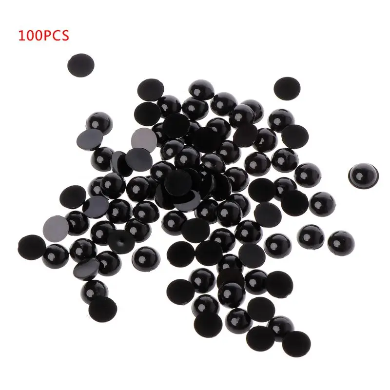 

Hot Sale 100pcs 6-18mm Black Plastic Safety Eyes For Bear Doll Animal Puppet Crafts Children Kids DIY Toys