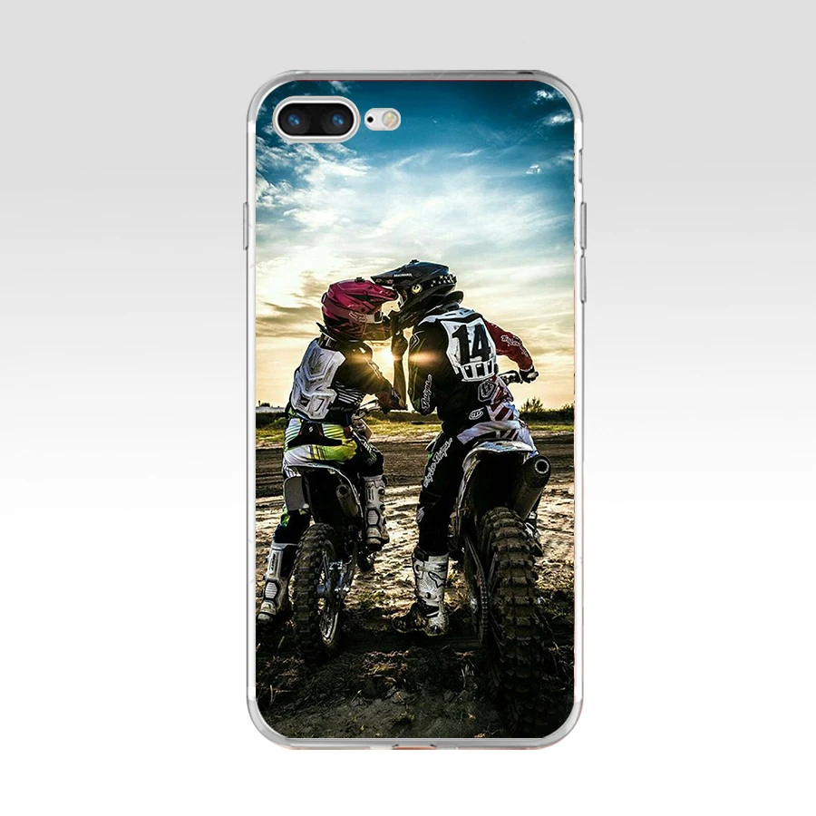 248SD moto cross moto dirtbikes Мягкий ТПУ силиконовый чехол для Apple iPhone 6 6s 7 8 plus чехол - Цвет: 3