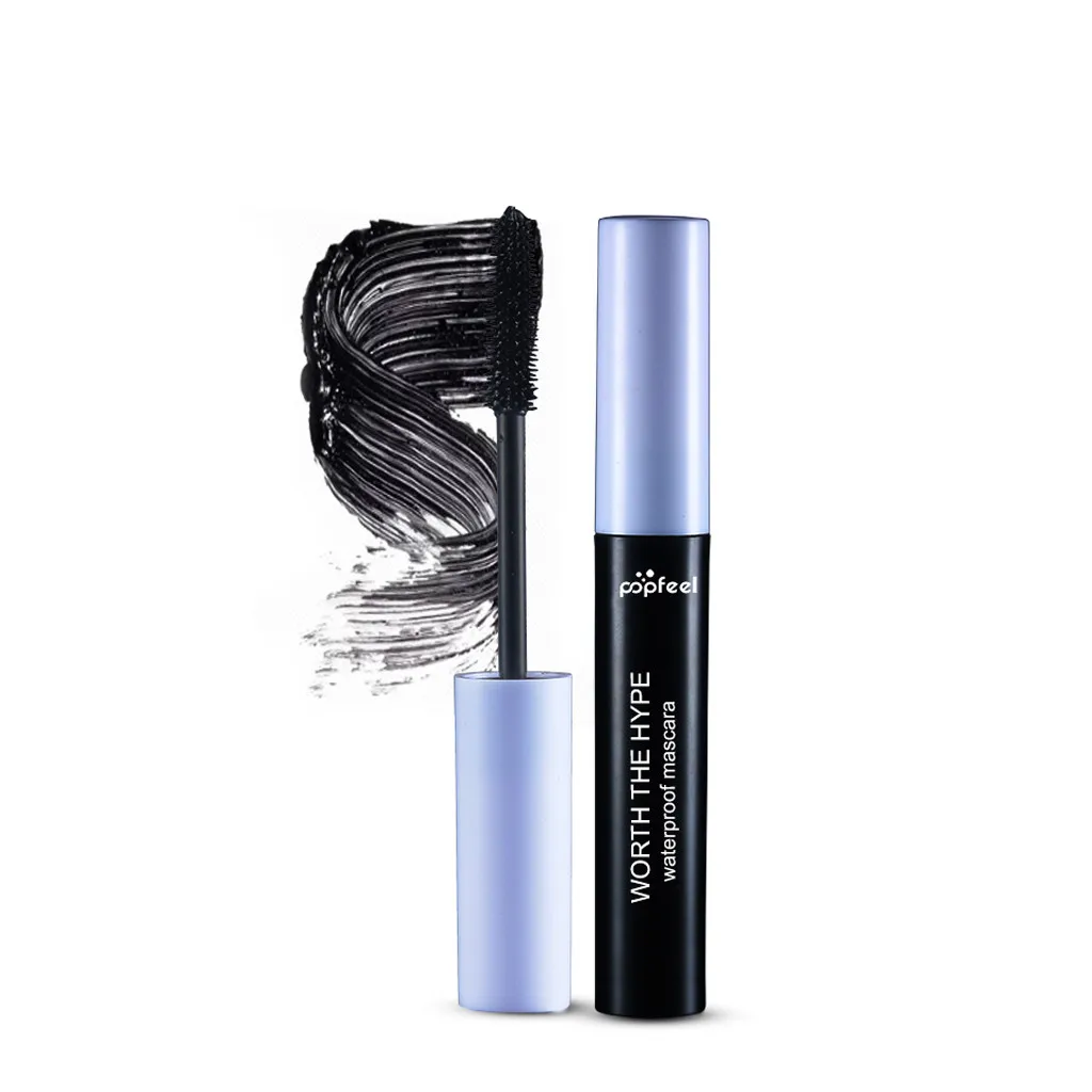 3D Fiber Mascara Long Eyelash Silicone Brush Curving Lengthening Mascara Waterproof Makeup eye Cosmetic F6.17