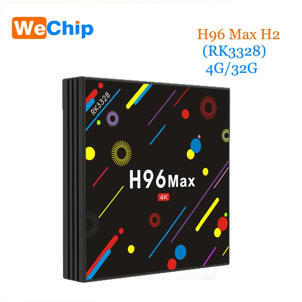 

H96 MAX H2 Android 7.1 Smart TV box Rockchip RK3328 Quad-core 4GB 32GB Bluetooth 4.04K Dual Wifi Media Player PK H96 Set Top Box