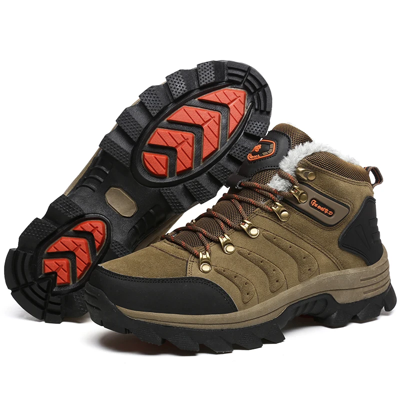 Winter Hiking Shoes Men Outdoor Waterproof snow shoes Sport Trekking Mountain excursion Climbing sneakers plus size 47 Winter Hiking Shoes Men Outdoor Waterproof snow shoes Sport Trekking Mountain excursion Climbing sneakers plus size 47