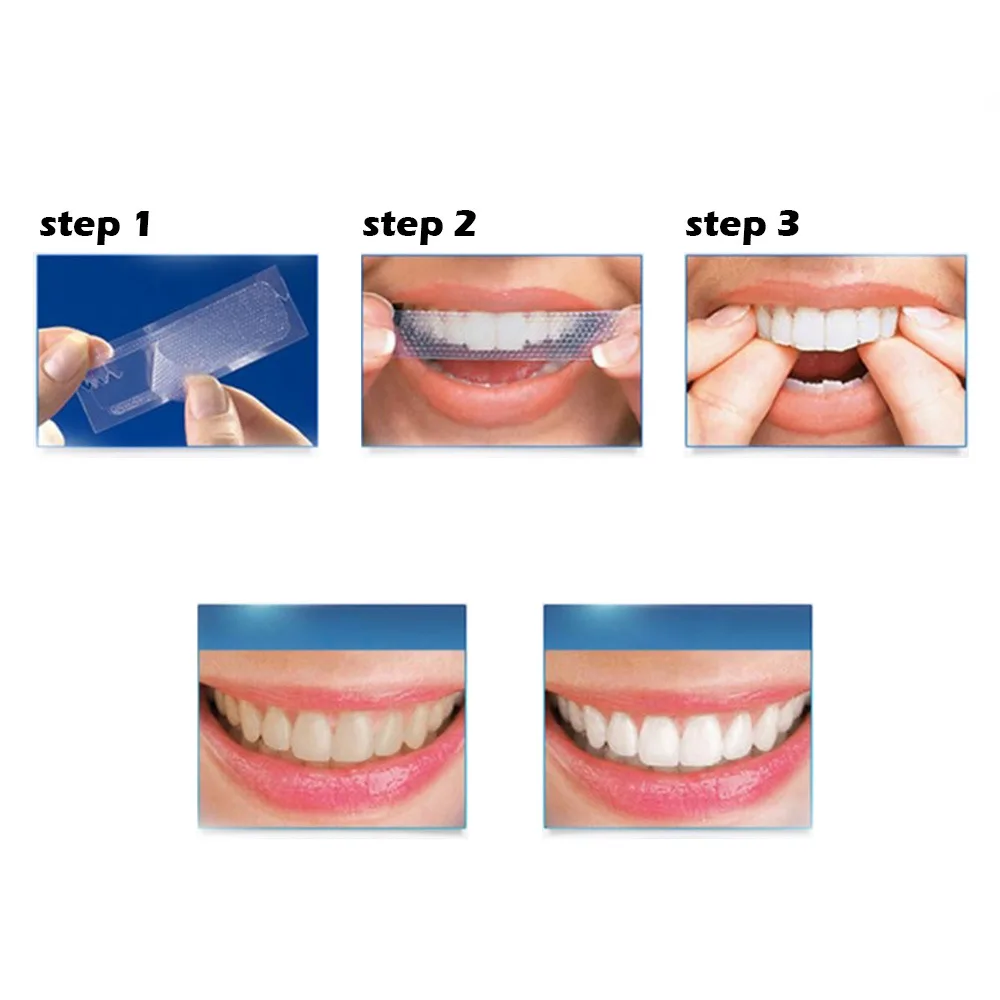 

Advanced Teeth Whitening Strip 3D Super Gel Bleaching Teeth Whitening Oral Care Dental Hygiene Decontamination Cleaner 5 Pairs