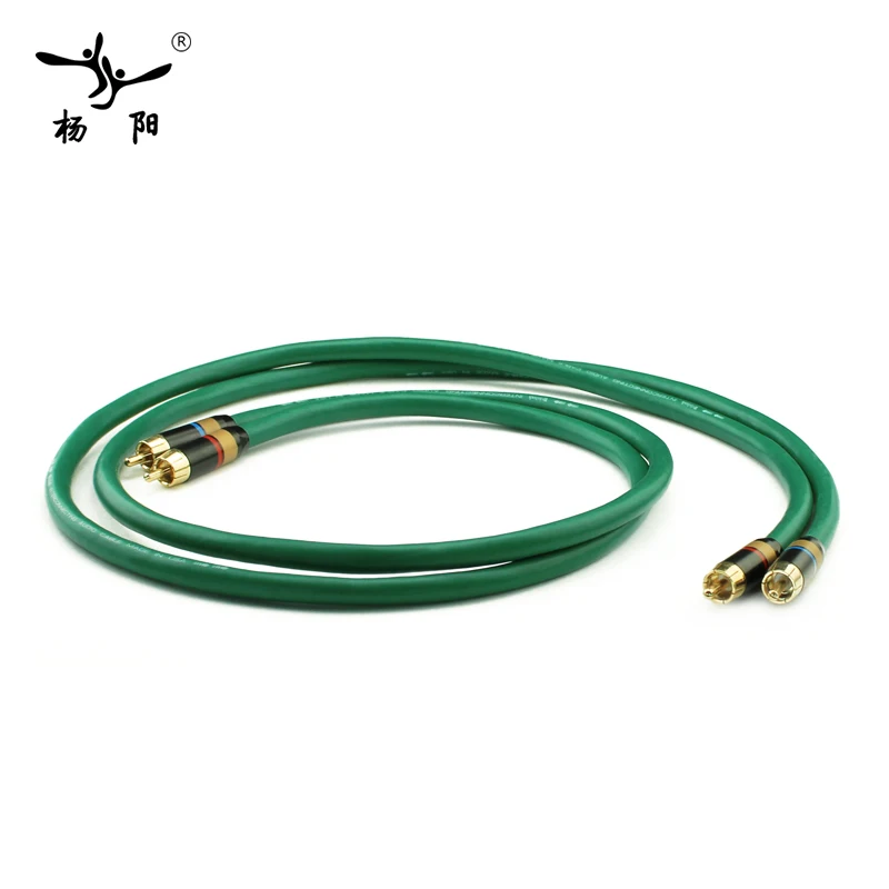 YYAUDIO 2328 Hifi Silver-plated 2RCA Cable High Quality 6N OFC HIFI RCA Male to Male Audio Cable YYAUDIO 2328 Hifi Silver-plated 2RCA Cable High Quality 6N OFC HIFI RCA Male to Male Audio Cable