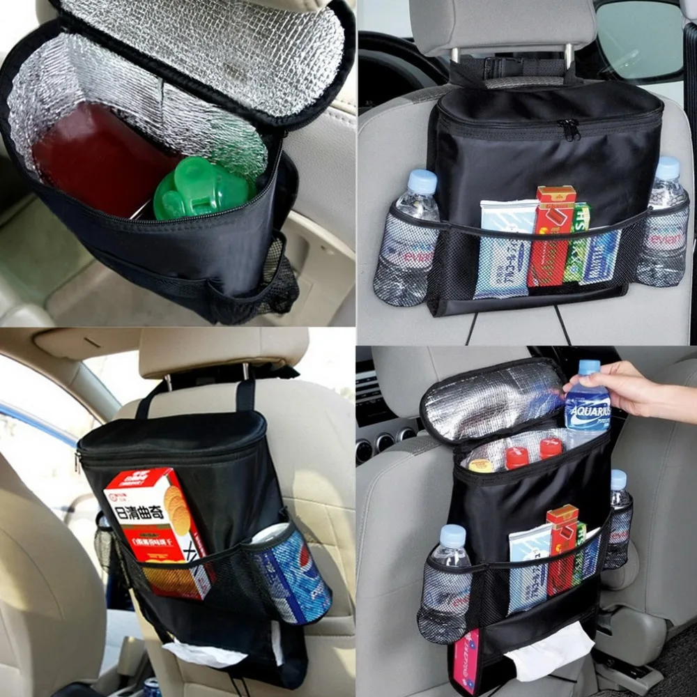 Us 4 58 36 Off Car Cooler Warmer Bag Seat Organizer Multi Pocket Travel Arrangement Back Chair Styling Cover In