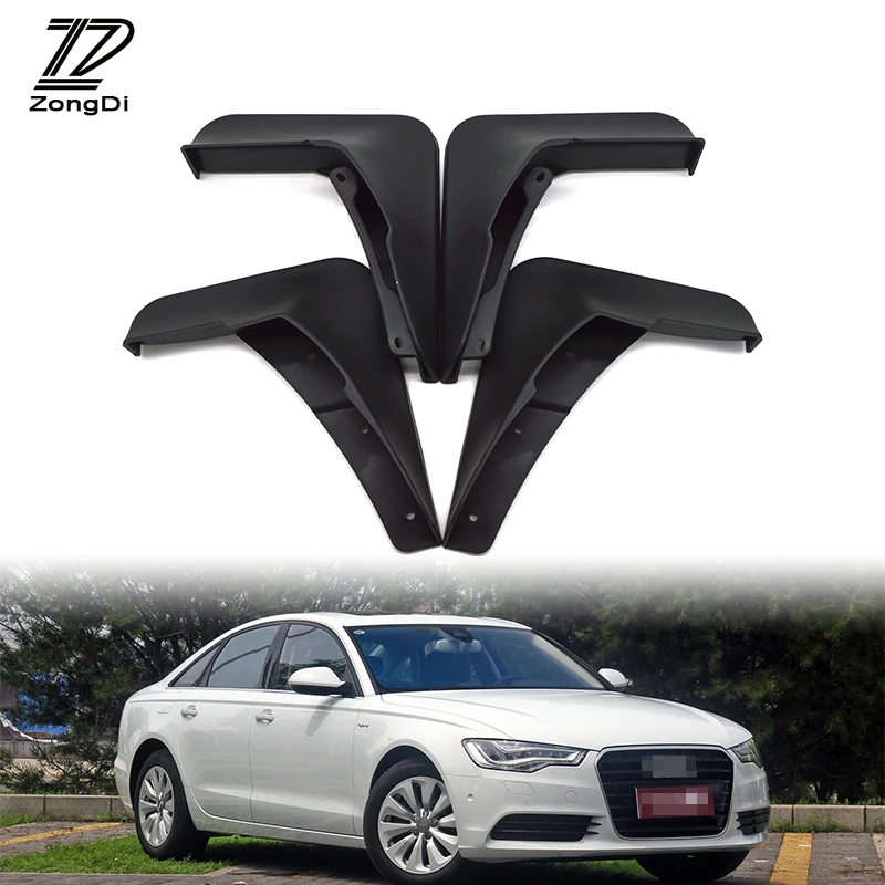Автомобильные передние и задние брызговики ZD для Audi A6 C5 C6 C7 Sedan 1998 2015 2016 2017 2018