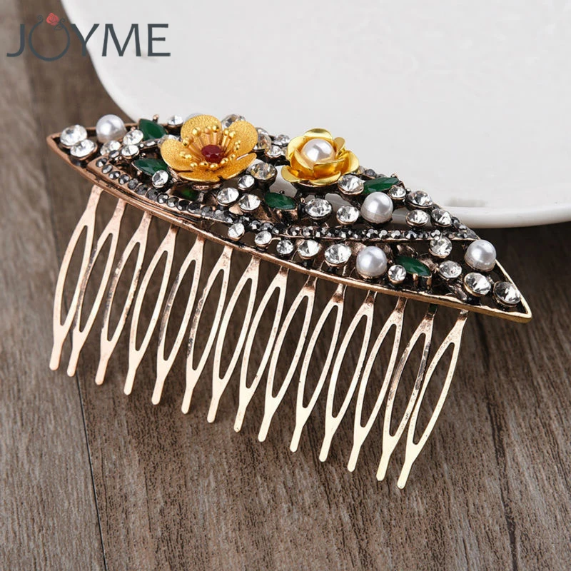 Buy JOYME Floral Flower Hair Combs Headdress Stylish