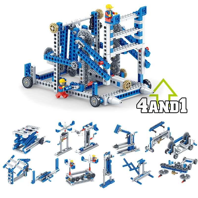 

DIY 3 in1 City Creator Inventor Park Lift Car Building Blocks Compatible Legoings Technic Bricks Educational Toys For Children