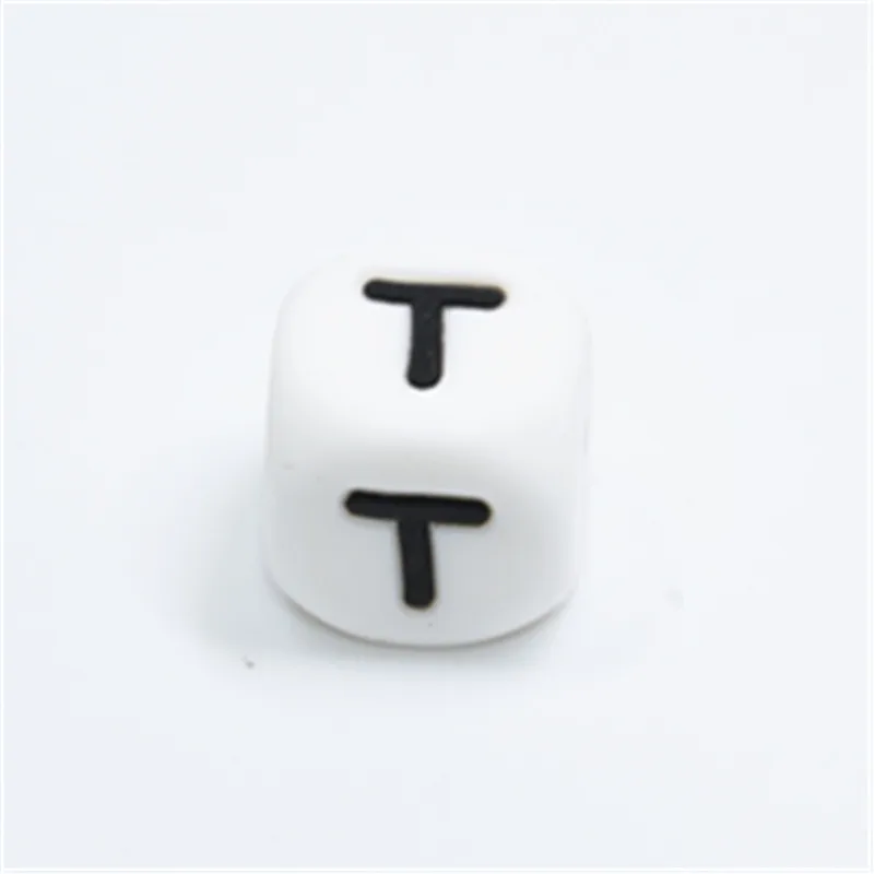 10 PCS Letter T Silicone Teething Beads BPA Free Food Grade English For DIY Name Necklace Nursing Gift | Украшения и аксессуары