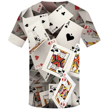 KYKU  Poker T shirt Playing Cards