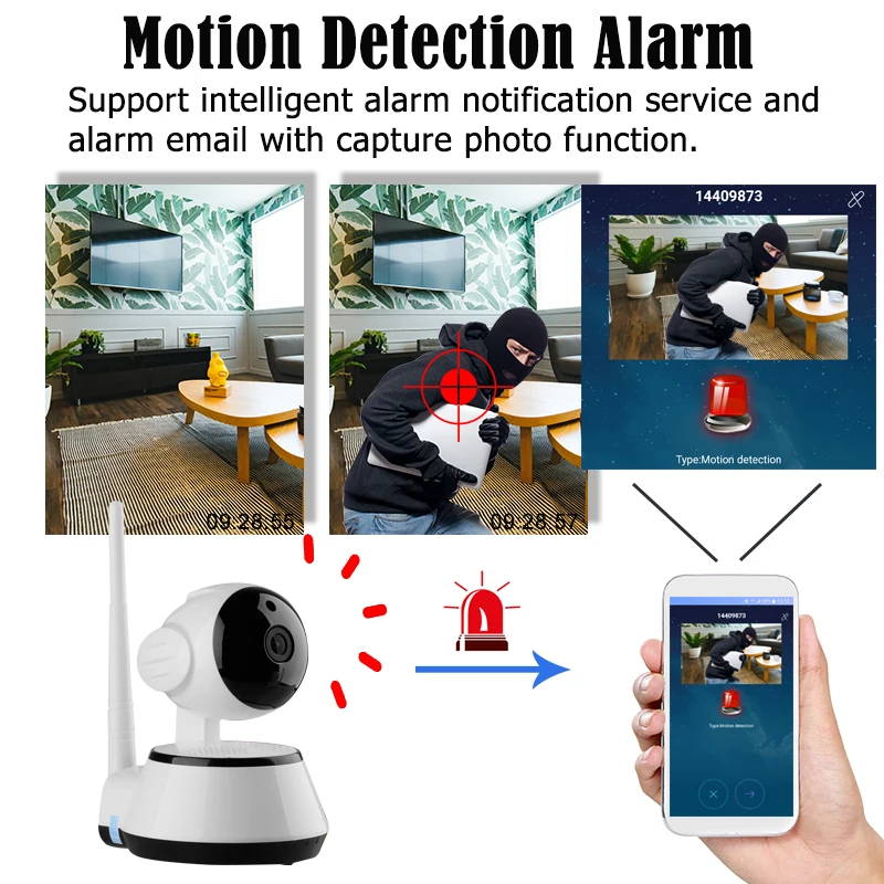 New Mini wi-fi IP Camera WiFi Video Surveillance Wireless Camera ip Home Security CCTV Camera Baby Monitor Onvif 2.0 Camara ip