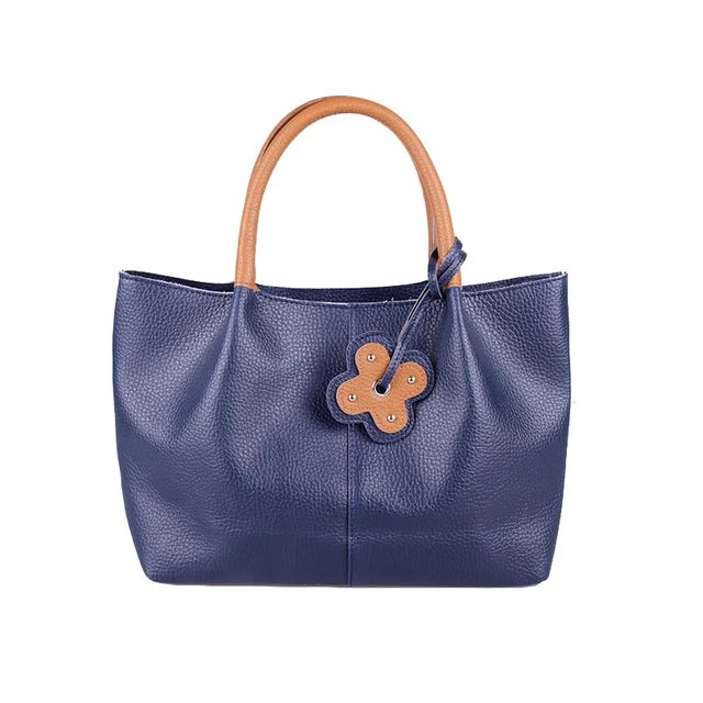 New Arrival Simple Style Tote Bags For Women Hard Leather New Arrival Simple Style Tote Bags For Women Hard Leather Handbags Deep Blue Pu Bag