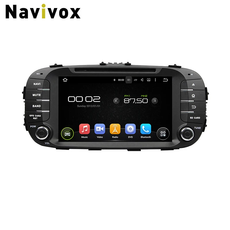 

Navivox 8" Car Radio Android 8.1 Ram 4G Rom 32G For Kia Soul 2013-2015 Bluetooth Car Player Navigation Radio DVD CD Car GPS
