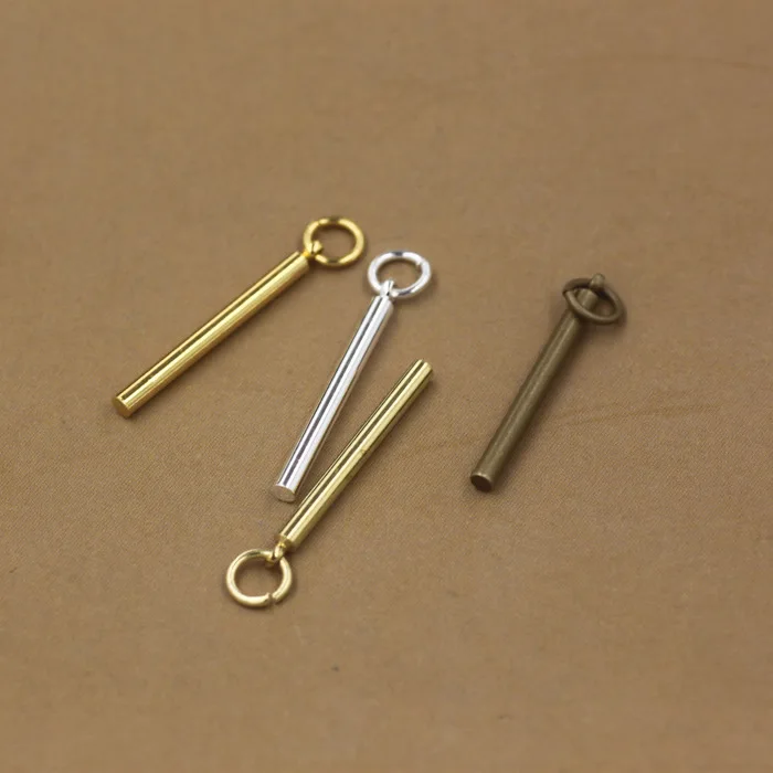 

20pcs/lot Silver/Gold Plated Stud Earrings Findings Cylindrical Single Hole Rod for DIY Stud Earrings