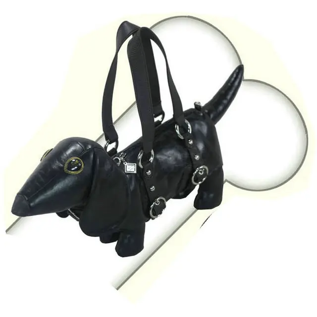 Funny Dachshund Bag Pudding Pipe Dog Tote Unique Pet Cross Body Funny Dachshund Bag Pudding Pipe Dog Tote Unique Pet Cross Body Animal Shape Handbag Women S