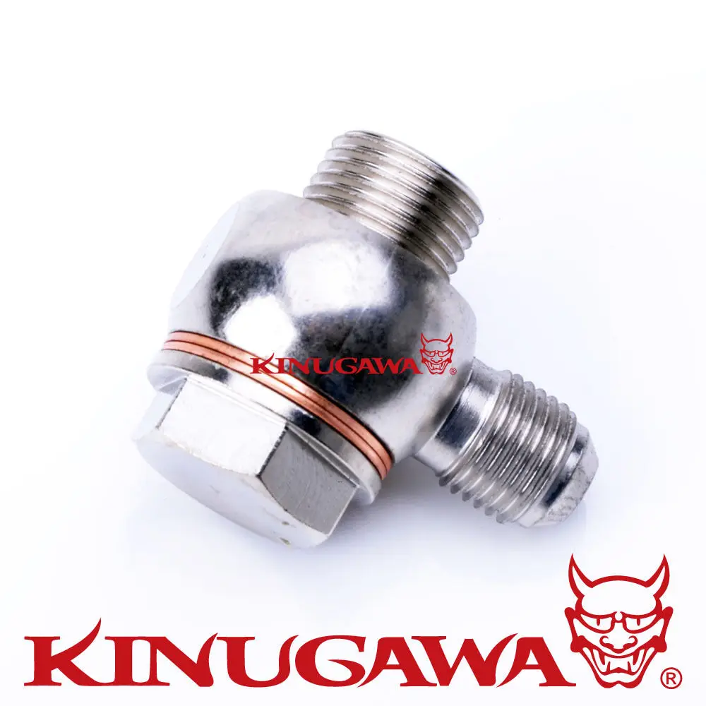 

Kinugawa Turbo Banjo Bolt Kit M18x1.5mm to 6AN for Garrett T04B T04E RB25DET Water Cooled